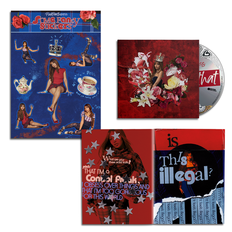 ‘Fancy That’ CD Zine & Some Fancy Stickers Bundle