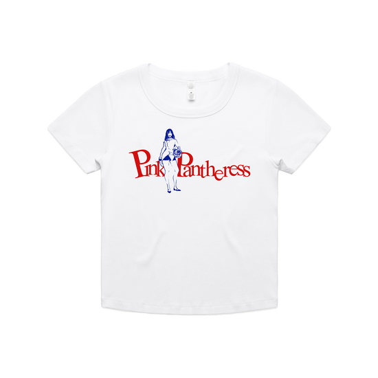 'Fancy That' Baby Tee White