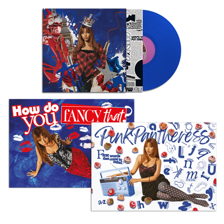 'Fancy That' Blue Vinyl & Poster Set Bundle