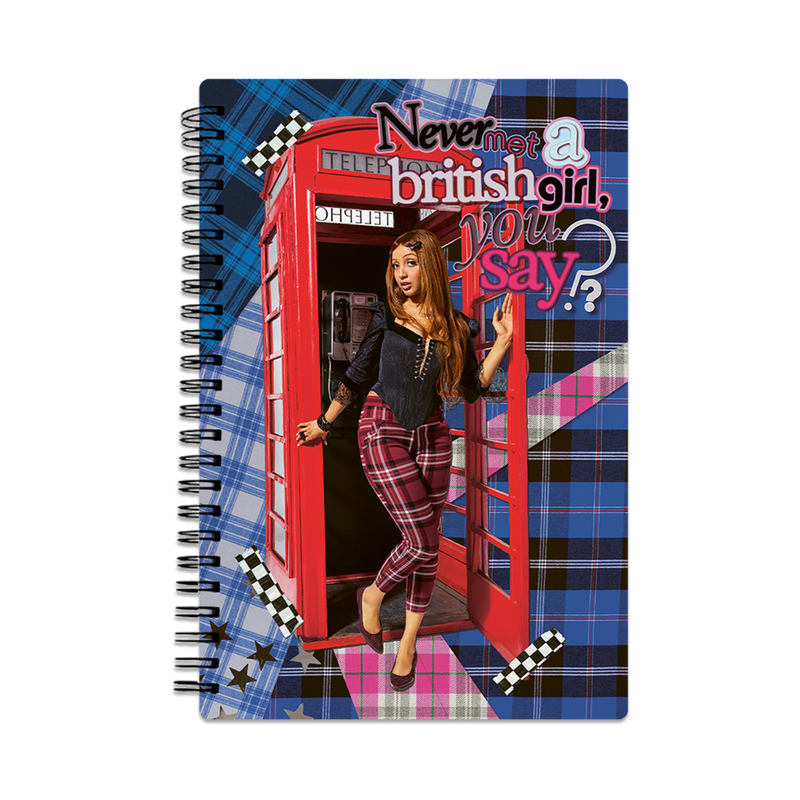 Never Met a British Girl Notebook