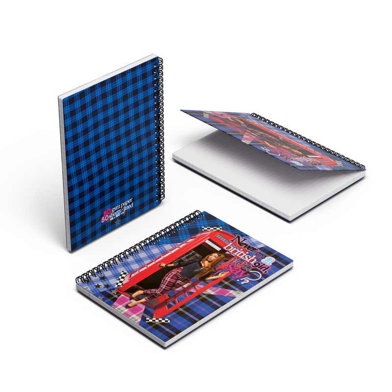 Never Met a British Girl Notebook