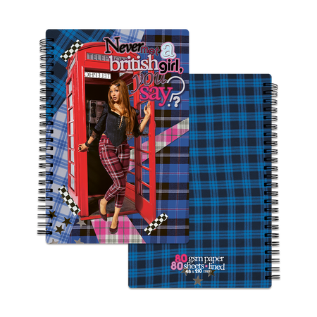 Never Met a British Girl Notebook
