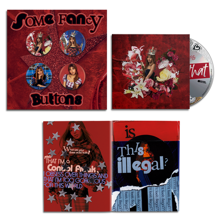 Fancy That' CD Zine & Some Fancy Buttons Bundle