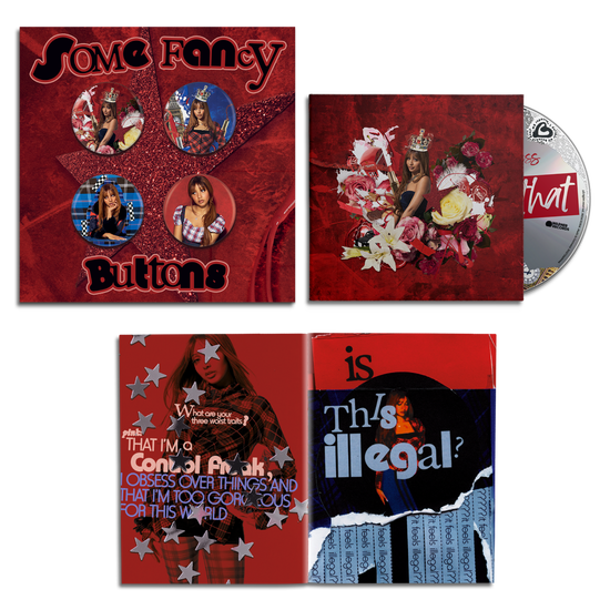Fancy That' CD Zine & Some Fancy Buttons Bundle